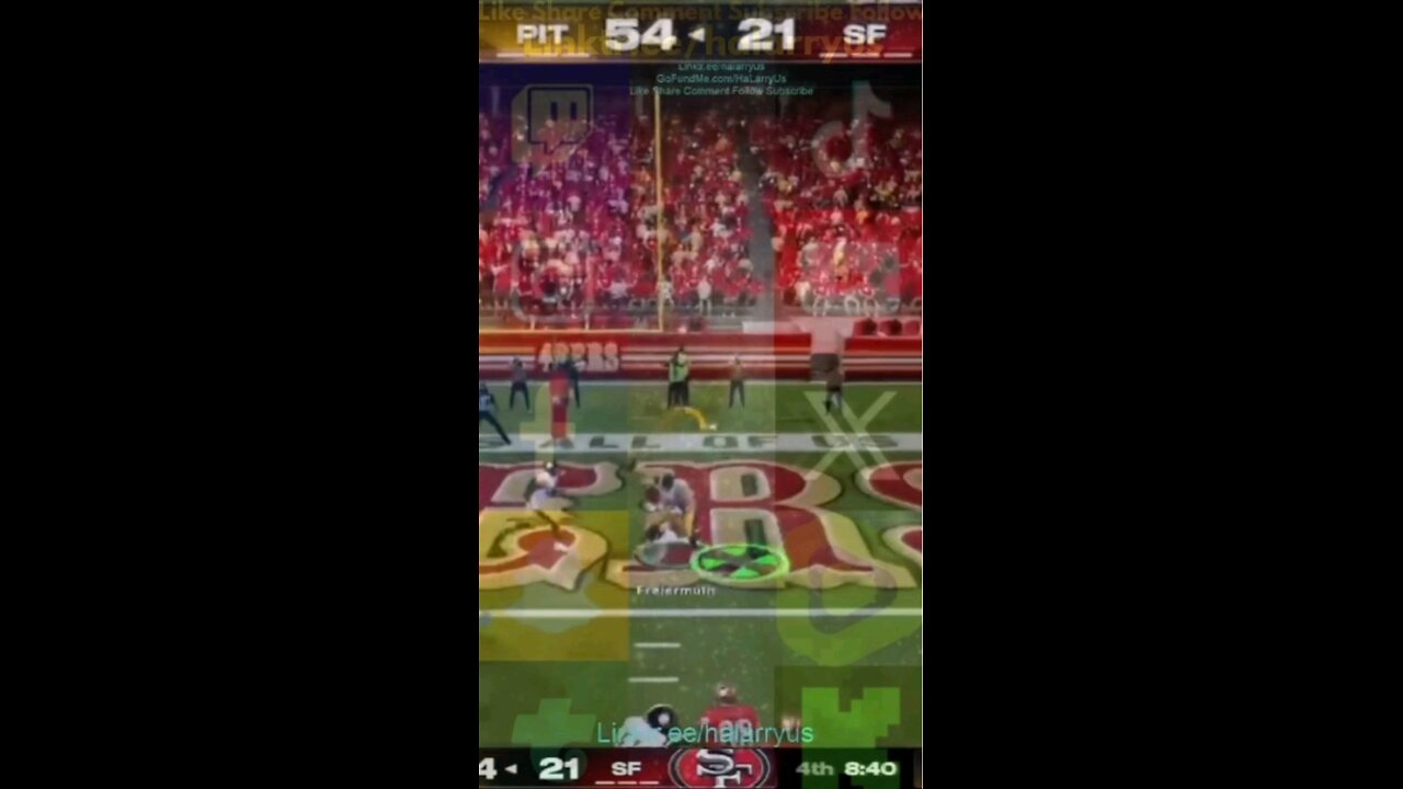 PIT 61 vs SF 21 #AllMadden #Madden25 #NFLmadden #madden