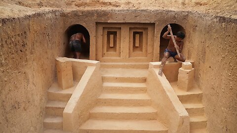 Building The Biggest Underground House Ancient Architecture