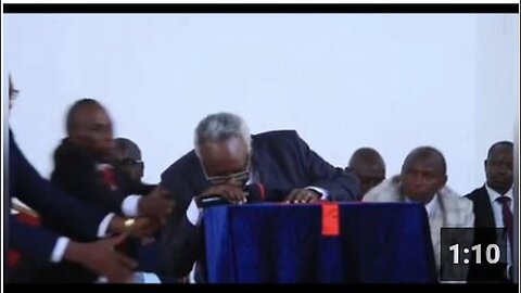 "Church Elder Collapses and Dies While Speaking at Podium"