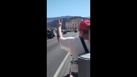 Flags Over Hoover Dam Memorial Day Motorcycle Run, May 25, 2025.