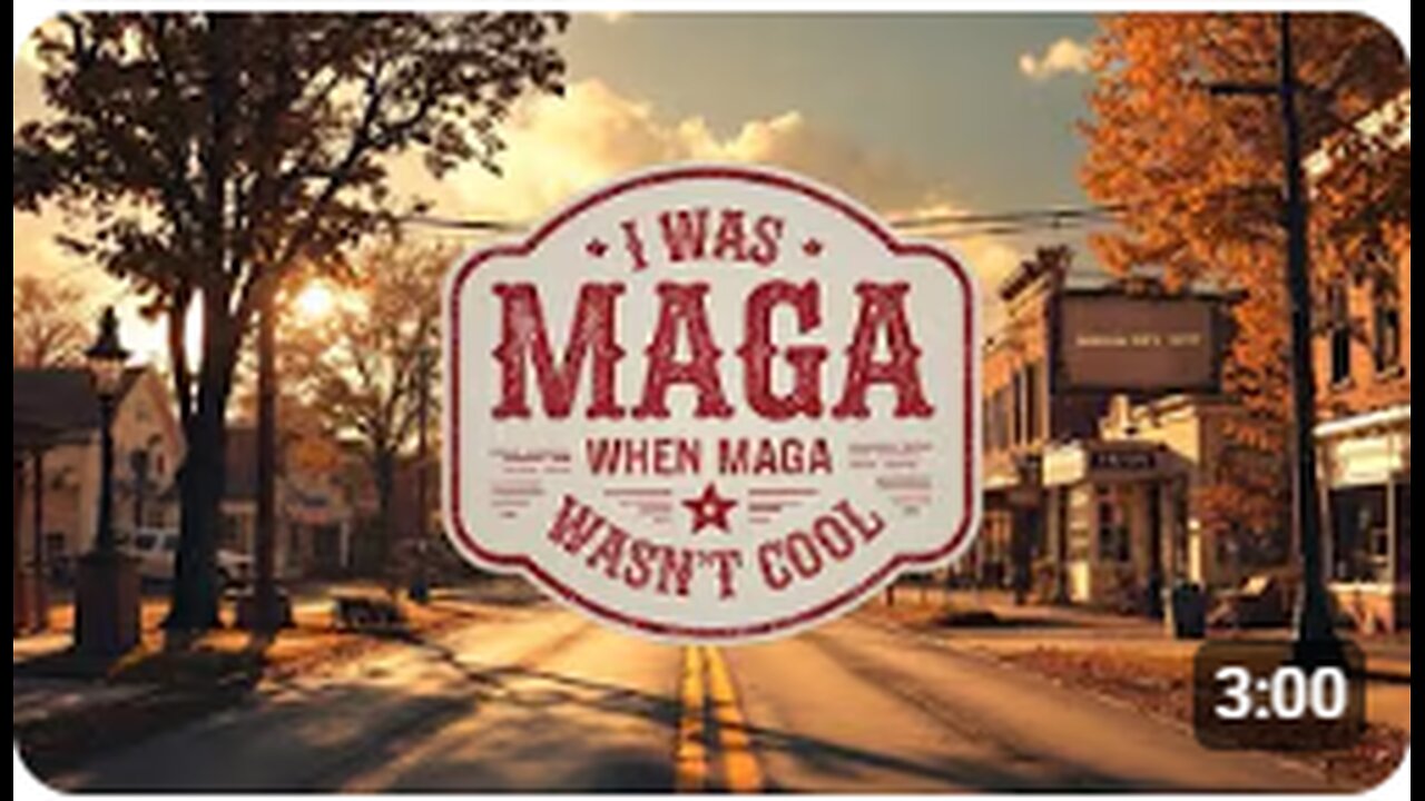 I WAS MAGA WHEN MAGA WASN'T COOL