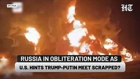 Putin Takes Trump Anger Out On Ukraine: Huge Attack Burns 4 Cities Amid 'US Meet Cancelled' Reports