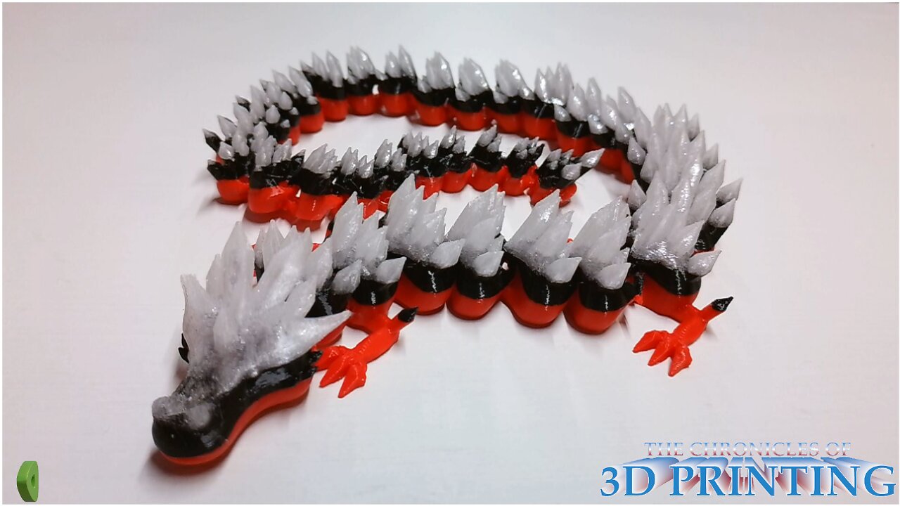 Printing 2 Ice Dragons + Bonus Model!