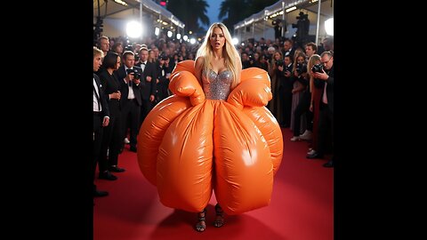 Heidi Klum’s Bizarre Inflatable Outfit FAILS on the Red Carpet! 😂