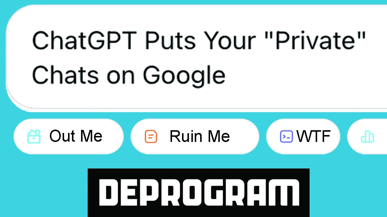 DeProgram with Ted Rall and John Kiriakou: “ChatGPT Puts Your Chats on Google”