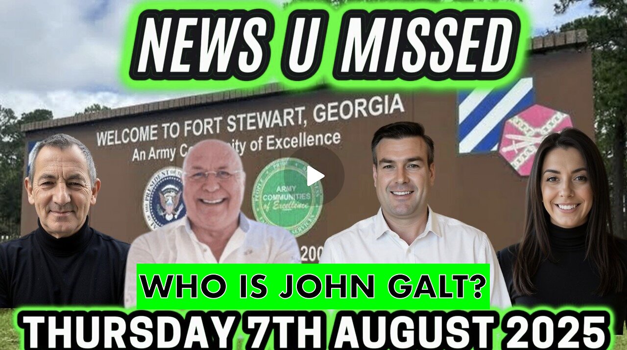 CHARLIE WARD DAILY NEWS- PUTIN OPEN TO PEACE TALKS, SHOOTING AT CAMP STEWART. WHO IS John Galt?