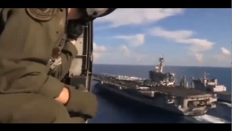 American Nuclear Aircraft Carrier CVN 70 Carl Vinson Enters the Red Sea