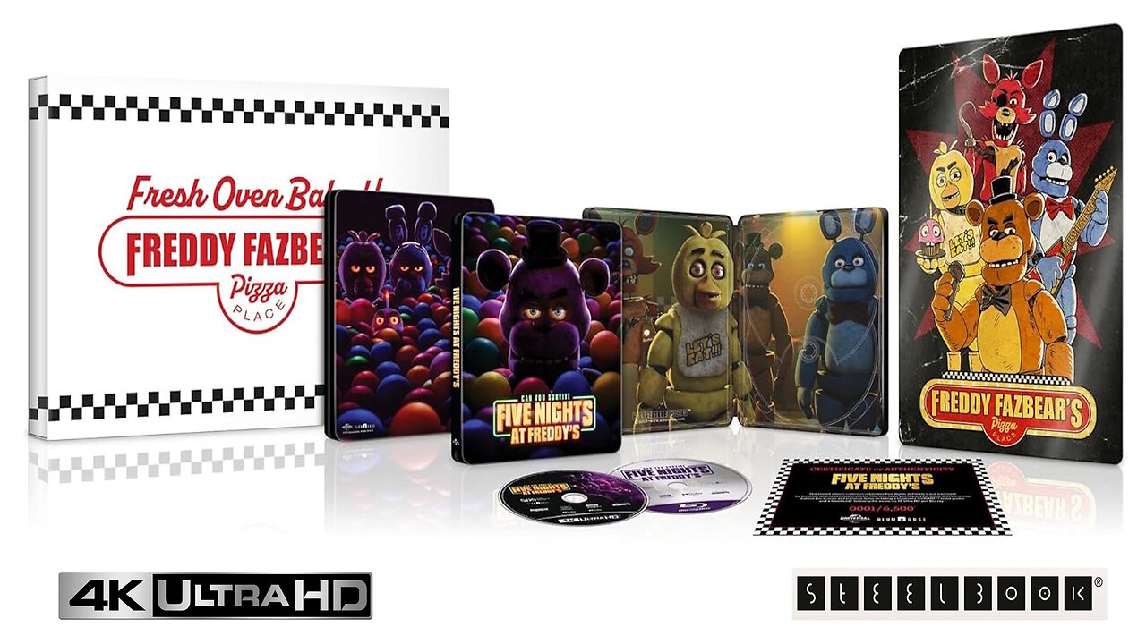 Five Nights at Freddy's [Ultimate Collector's Edition IconArt with SteelBook 4K UHD + BD + Digital]