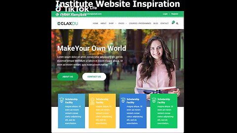 University website inspiration