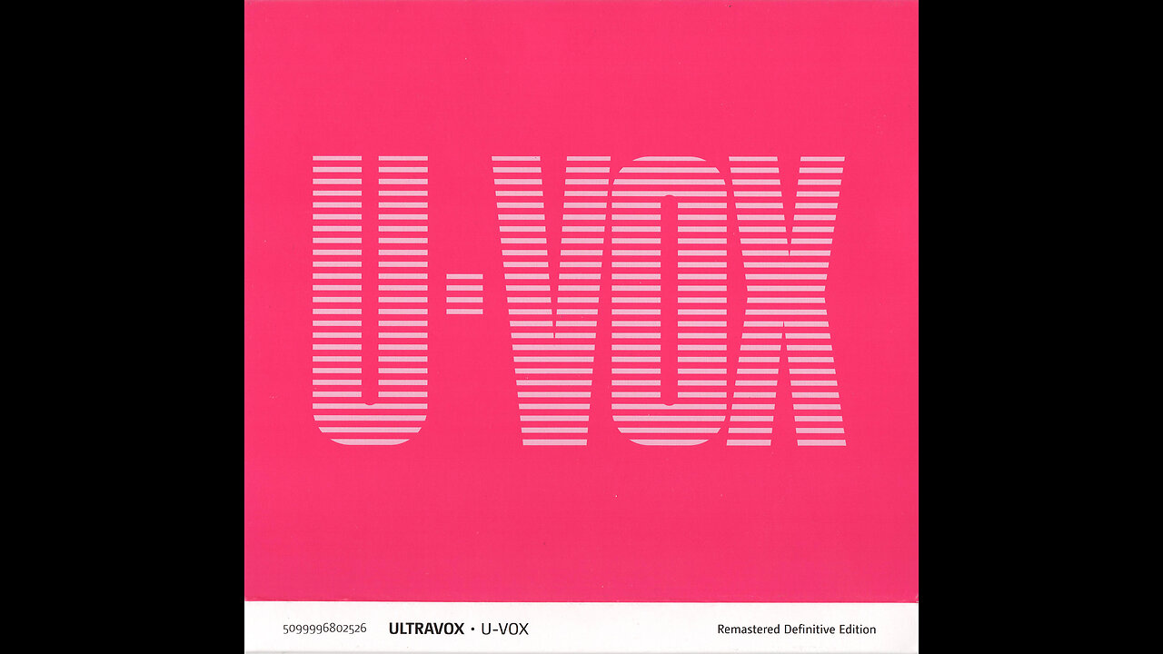 Ultravox – U-Vox (Definitive Edition) 1986/2009 2xCD