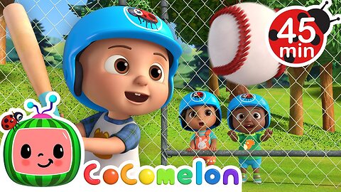 Take Me Out to the Ball Game Song! ⚾🧢 | CoComelon Nursery Rhymes & Kids Songs