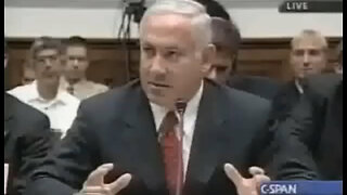 Benjamin Netanyahu lying to Congress that Iraq is developing a Nuke and we need to ACT NOW! ✡