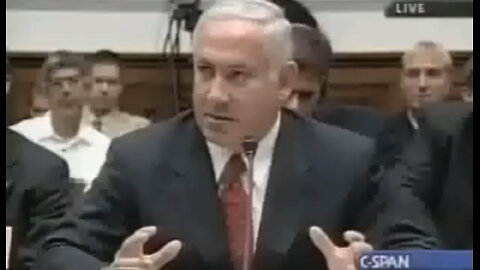 Benjamin Netanyahu lying to Congress that Iraq is developing a Nuke and we need to ACT NOW! ✡