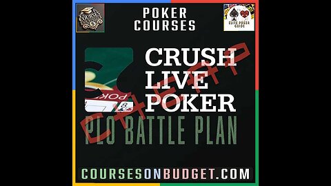 Crush Live Poker PLO Battle Plan