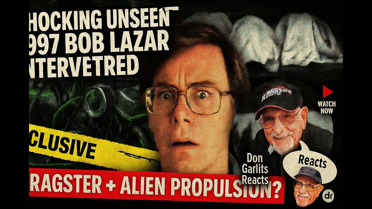 SHOCKING UNSEEN 1997 BOB LAZAR INTERVIEW | DRAGSTER, ELEMENT 115 & S-4 AFTER 30 YEARS EXPOSED