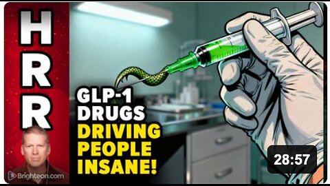 GLP-1 Weight Loss Drugs Linked to SHOCKING Increase in Psychiatric Disorders, Depression and Suicidal Thoughts