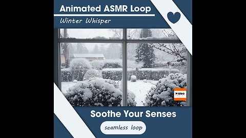 ❄️Winter Whisper | ASMR Nature | Relaxing Calming Tingles Stress Relief Sleep Meditation Focus