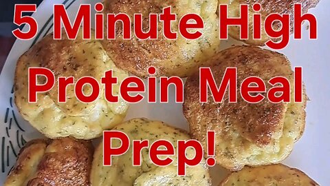 High Protein Super easy meal prep