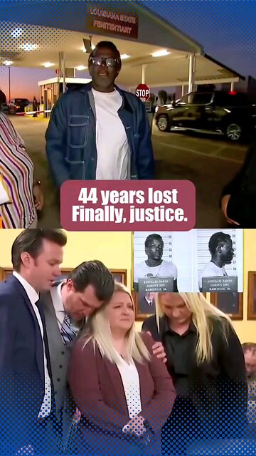 Freedom at last: Years in prison for wrong accusation...