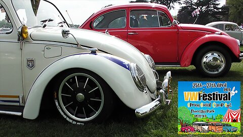 VW Fesival Spring Social 2025 Thoresby - VW Bug VW Bus VW Type 3 VW Splitty Splitscreen VW Bay Type2
