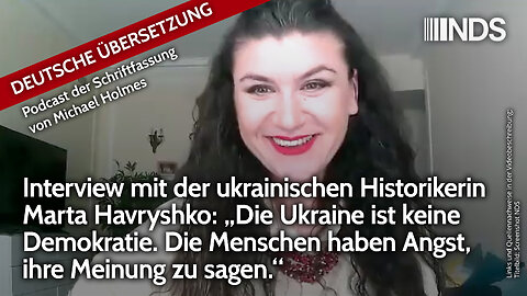 Marta Havryshko: „Ukraine ist keine Demokratie. Menschen haben Angst, ihre Meinung zu sagen“ | NDS