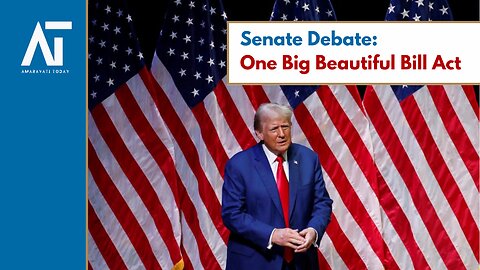 LIVE: Trump’s 1000-Page “One Big Beautiful Bill Act” has landed in the Senate Debate | AT World News