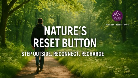 Nature’s Reset Button — Step Outside, Reconnect, Recharge