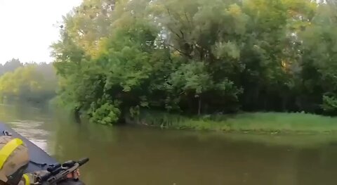 Archival Footage: Russian Forces Ambush Ukrainian SOF Motorboat on the Dnieper