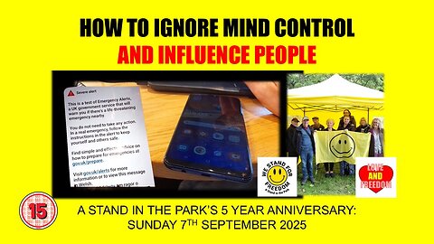 REMOVED BY YOUTUBE! How to Ignore Mind Control and Influence People!