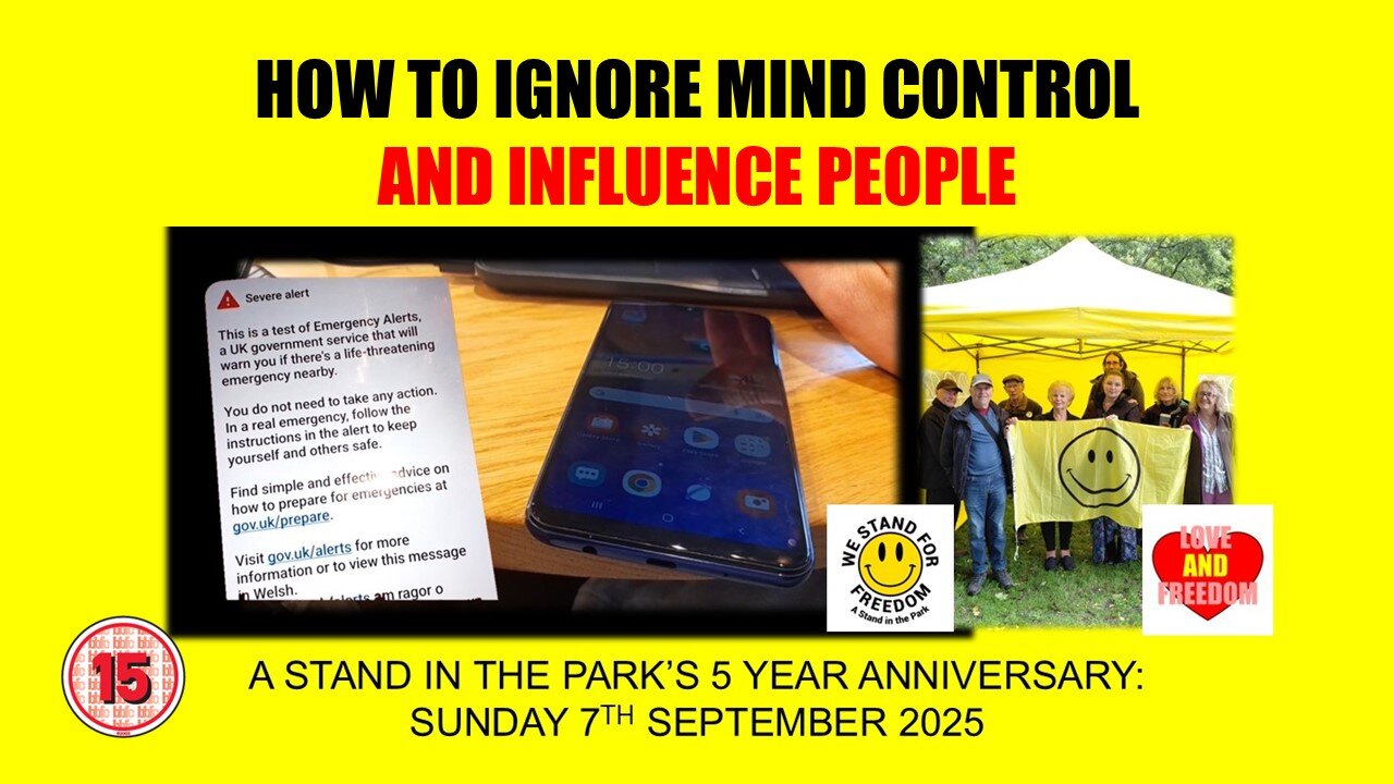 REMOVED BY YOUTUBE! How to Ignore Mind Control and Influence People!
