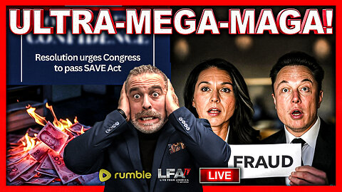 China $ Crashes; Save Act Passes; Tulsi Finds Election Fraud; Elon Stunned By Massive Fraud | THE SANTILLI REPORT 4.10.25 4PM