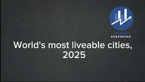 World's most liveable cities, 2025...