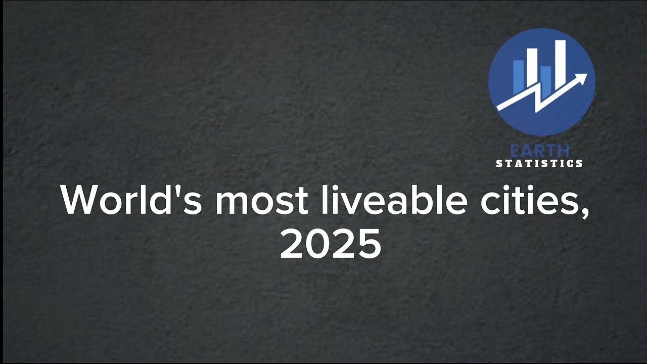 World's most liveable cities, 2025...