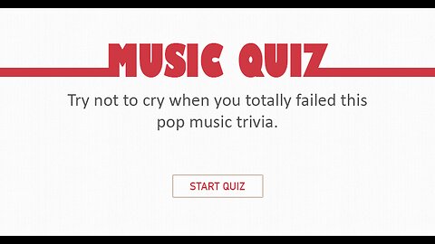 Most people cried after taking this impossible music quiz.