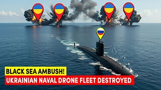 Russian Submarine Sinks Ukrainian Drone Fleet in Black Sea Clash