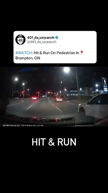 Pedestrian Struck In Brampton