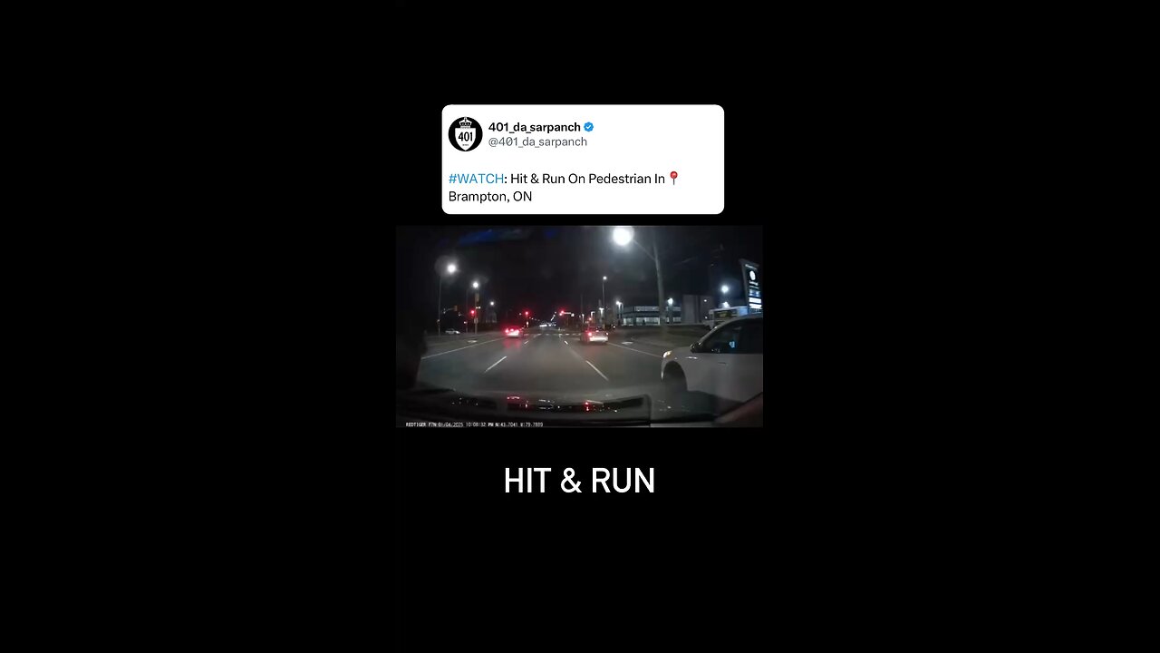 Pedestrian Struck In Brampton