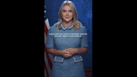 PRESS SECRETARY💖🇺🇸🏛️👩‍💼🌺DELIVERS MAGA MINUTE NEWS🎬🏛️🏆💫