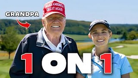 Playing Golf with President Donald Trump (My Grandpa)