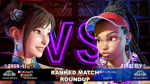 Kuya Kalbo SF6 Ranked Roundup. Chun Li Master Rank [Hori Fight Stick]