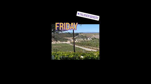 Friday Vibes: Falkner Winery 🍷