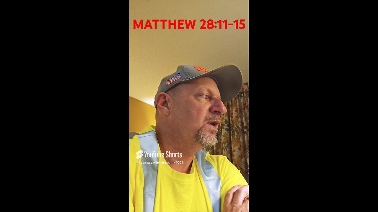 #MATTHEW28:11-15 "SOMETHING IS AFOOT AT THE CIRCLE K !"