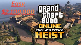GTA 5 - Amber Lynn Does The Panther Statue Cayo Perico 2.1 Million - The Fast Way To Get Rich Online