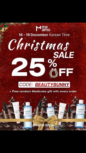 MeamoLabs Christmas sale Code:BeautyBunny 💸💸