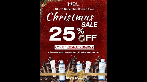 MeamoLabs Christmas sale Code:BeautyBunny 💸💸