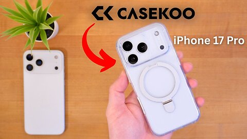 CASEKOO MagicStand for iPhone 17 Pro [CLEAR] Case Review!