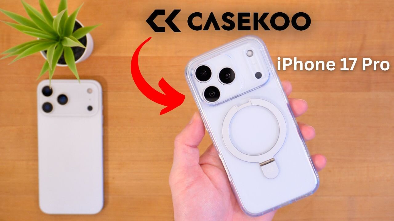 CASEKOO MagicStand for iPhone 17 Pro [CLEAR] Case Review!