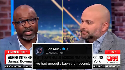 Alarming Situation: Elon Musk Says He's Suing Democrat Jamaal Bowman For Calling Him A 'Nazi' On CNN