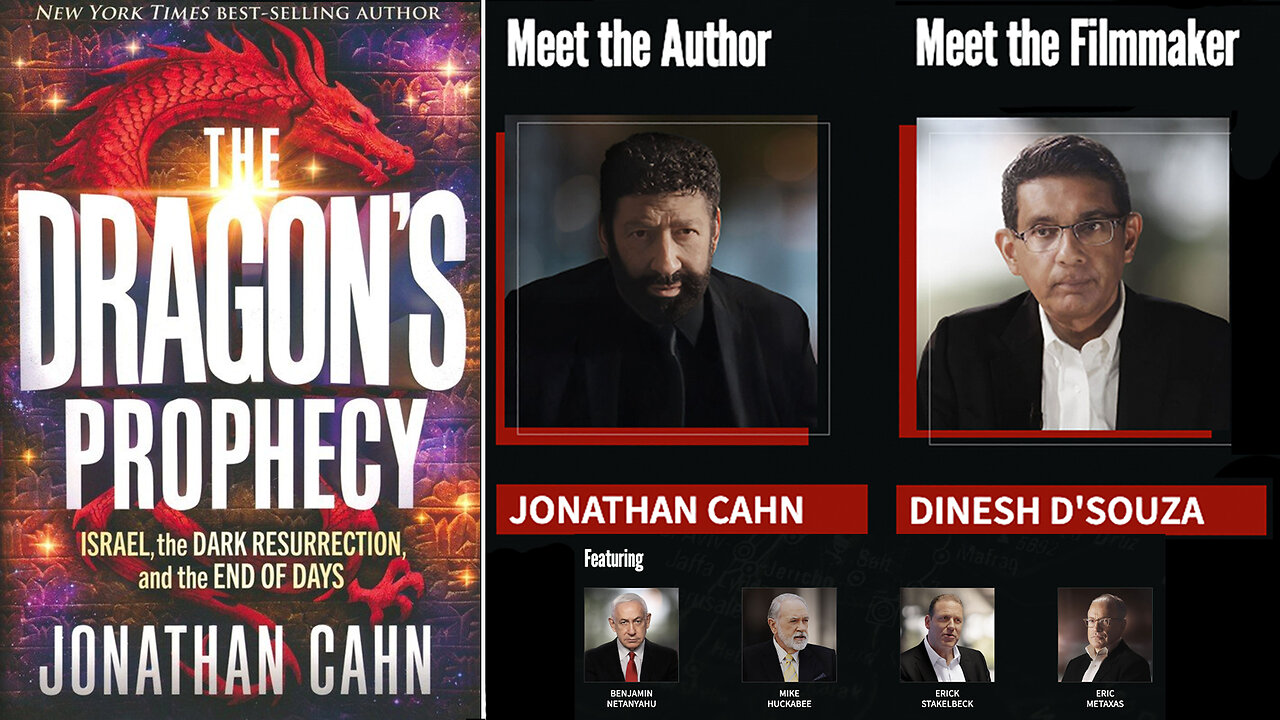Dinesh D'Souza | Exclusive Interview w/ Dinesh D'Souza | Dinesh D'Souza & Rabbi Jonathan Cahn, The Dragon's Prophecy + October 7 unleashed a new war in the Middle East...How does America fit into the picture?