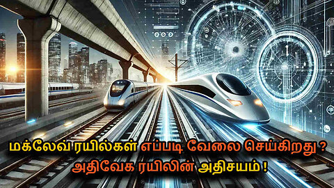 How Maglev Trains and Bullet Trains Work in Tamil | Fascinating Train Technologies Explained